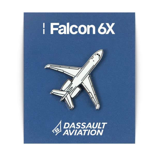 Falcon6 X Pin Badge