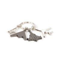 DassaultAviation3planesdeltacloverkeyring