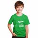 Tee-shirt enfant « Mon rêve c’est voler » vert