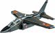 Maquette Alpha Jet en briques de construction