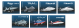 Setof7DassaultAviationmagnet