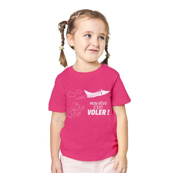 T shirt deals enfant rose
