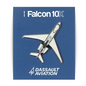 Falcon10XPinBadge